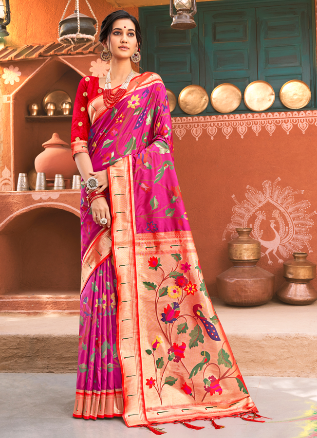 PRAGYA Paithani Silk