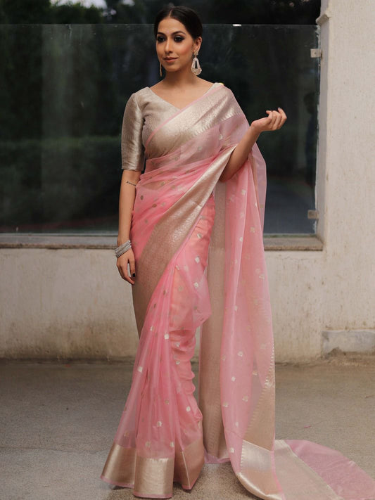 Kanchipuram Organza Saree