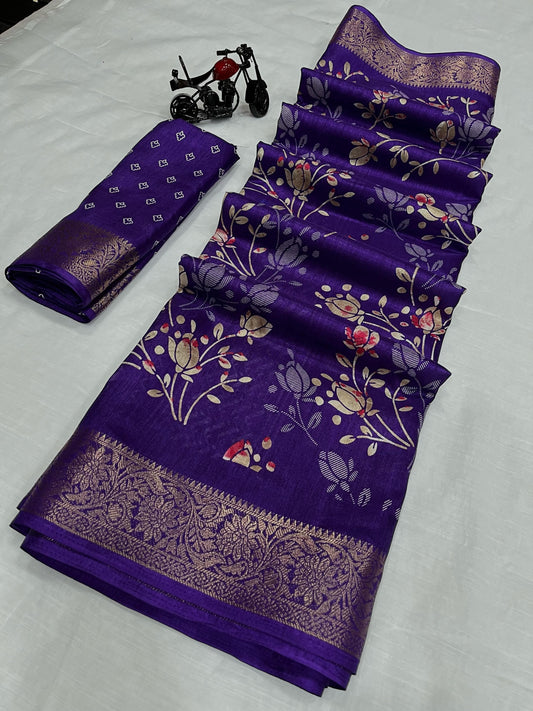 Dola silk saree