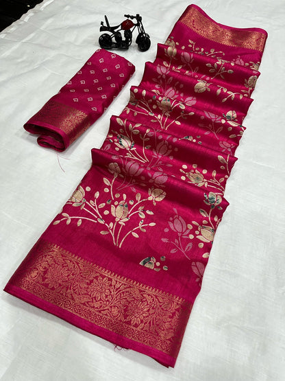 Dola silk saree