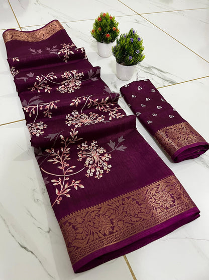 Dola silk saree