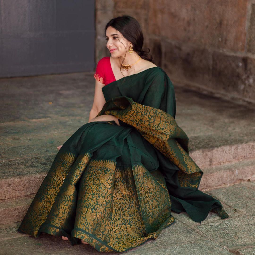 SOFT LICHI SILK SAREE