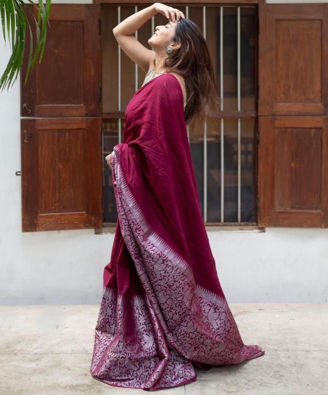 SOFT LICHI SILK SAREE