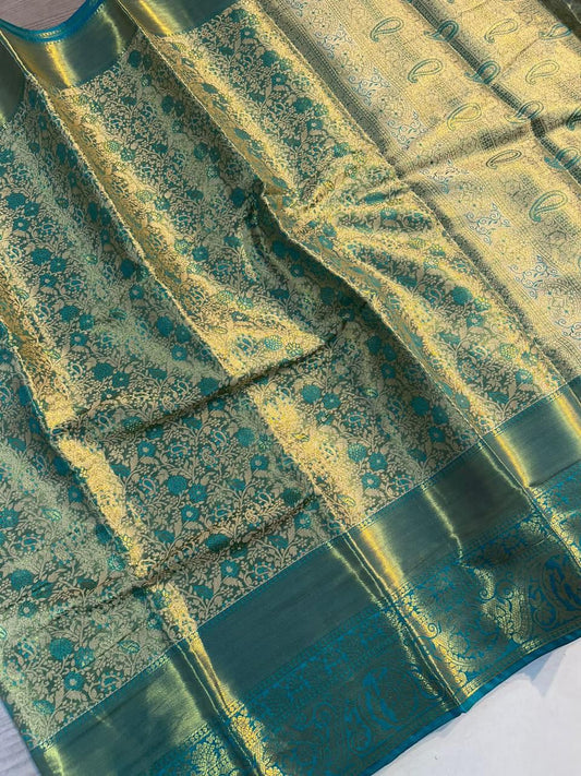 New Premium and High Quality Kanjivaram Soft and Smooth Silk Saree