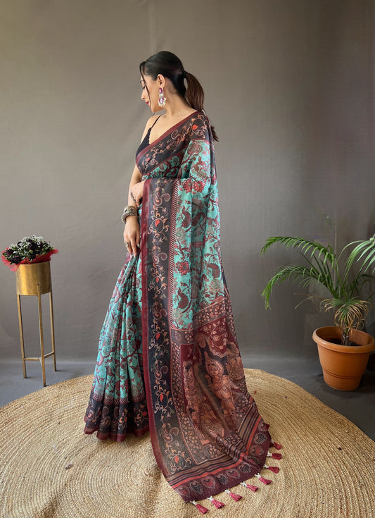 Multi-Digital Hand Picked Kalamkari Prints