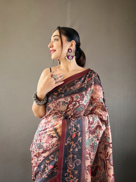 Multi-Digital Hand Picked Kalamkari Prints