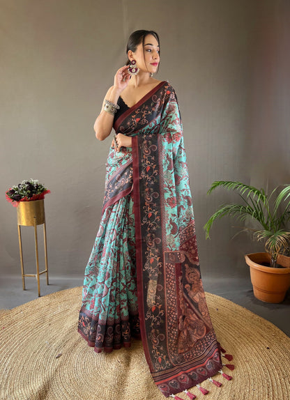 Multi-Digital Hand Picked Kalamkari Prints