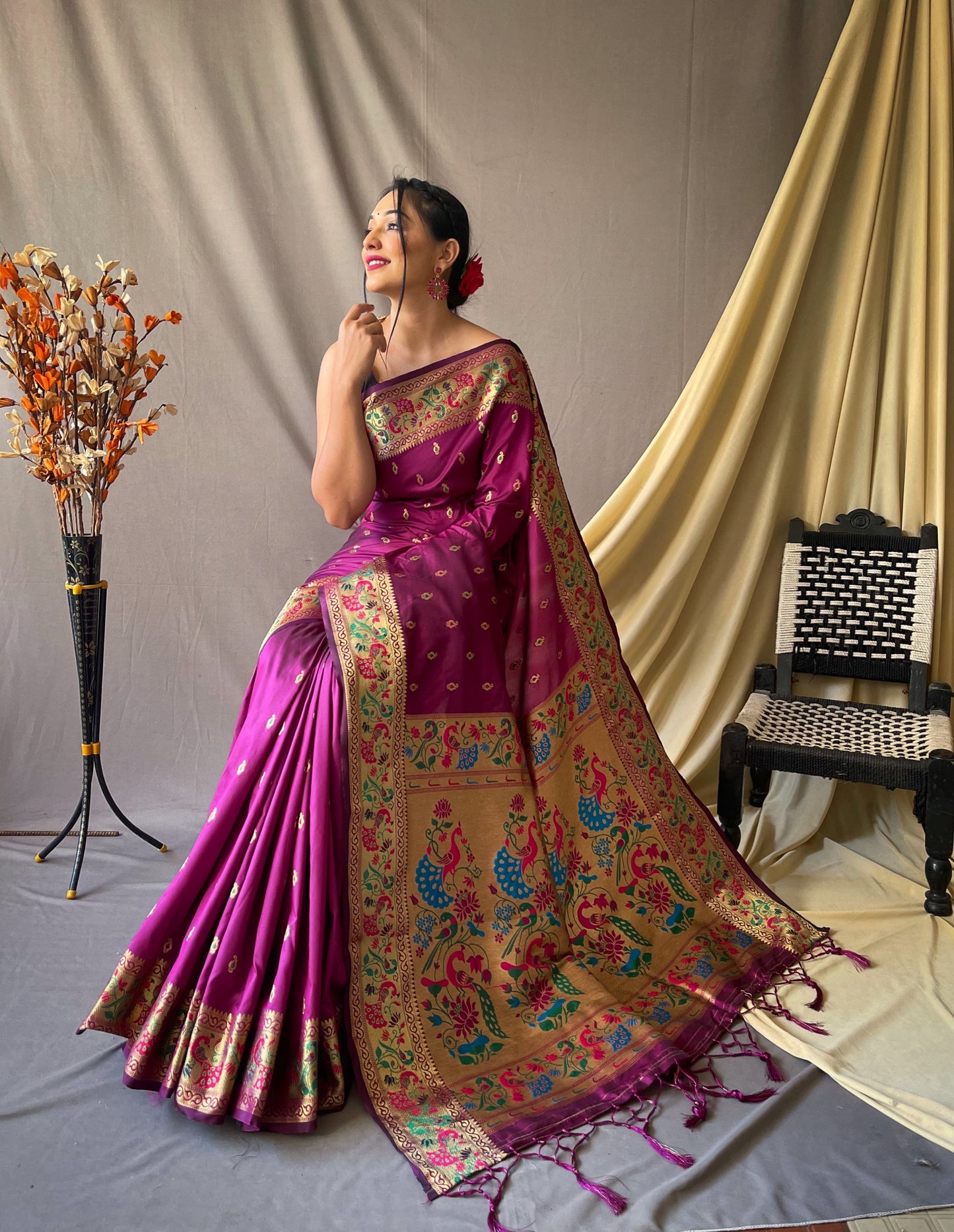 PURE PAITHANI SILK SAREE