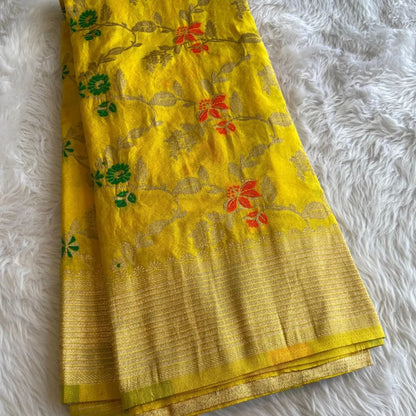 Pure Crepe Khadi Silk