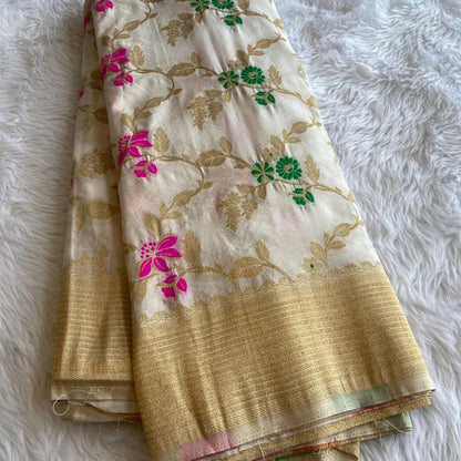 Pure Crepe Khadi Silk