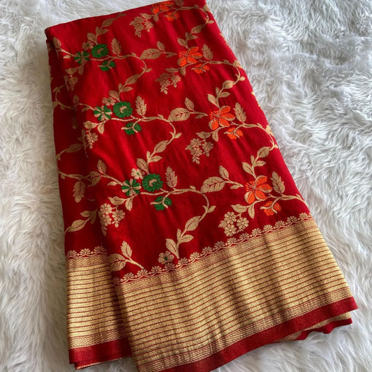 Pure Crepe Khadi Silk