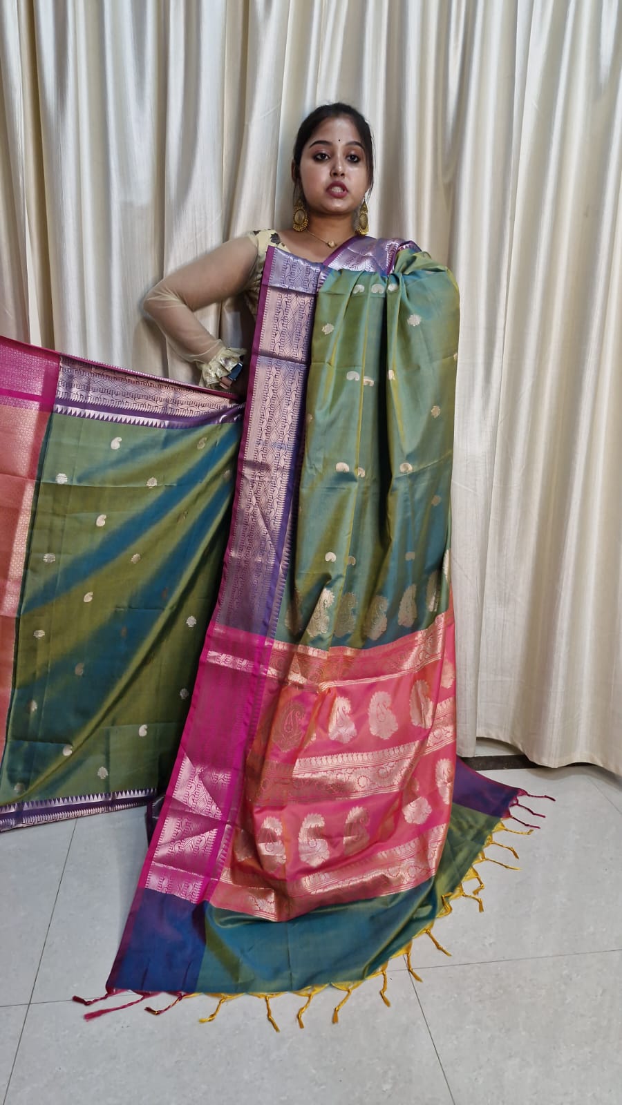 Muga Katan Saree