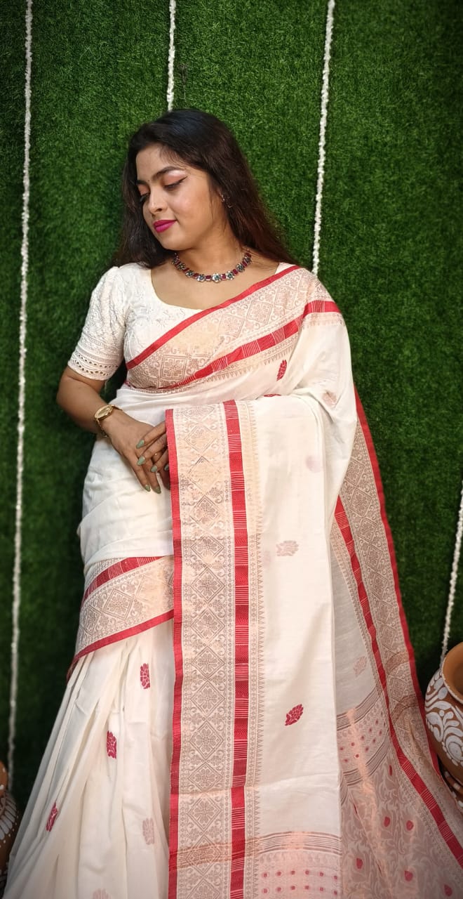 Cotton saree