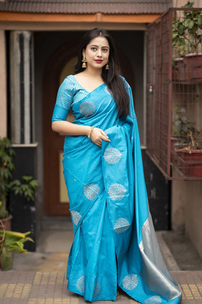 BARASASI SARTIN PATTU SAREE