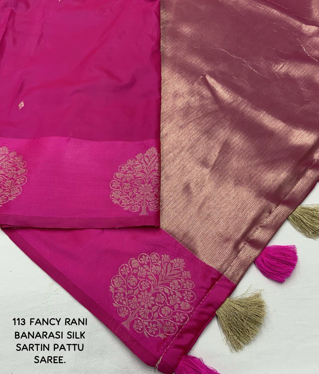 BARASASI SARTIN PATTU SAREE