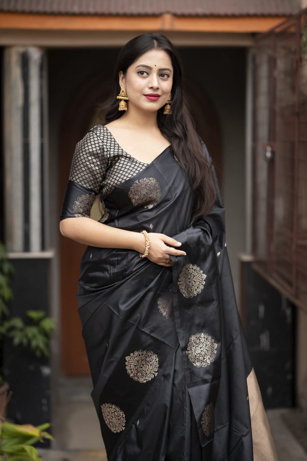 BARASASI SARTIN PATTU SAREE