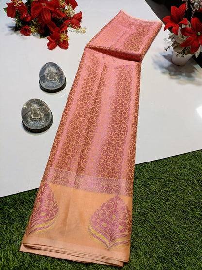 Exclusive Banarasi Warm Soft Silk Saree