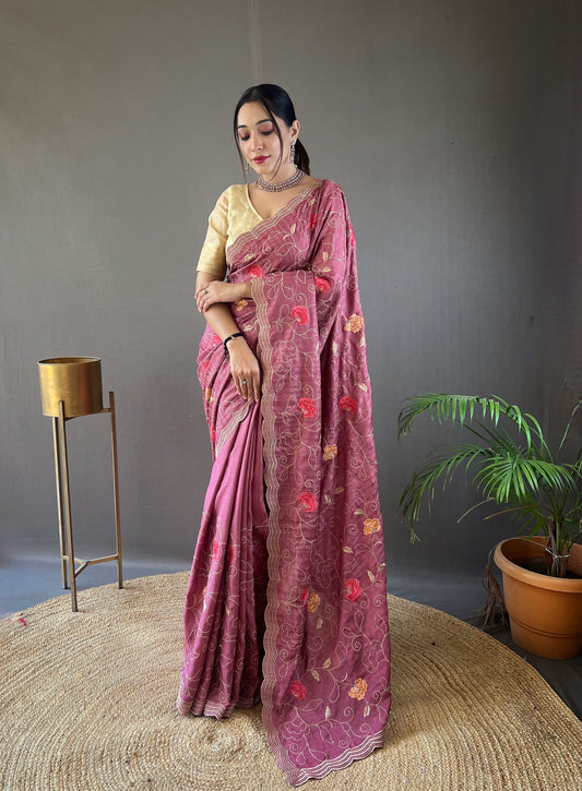 Pure Tussar Silk Sarees