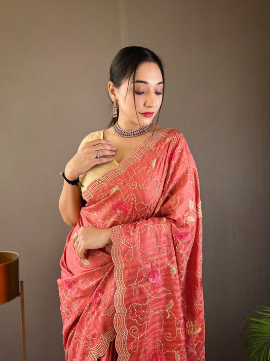 Pure Tussar Silk Sarees