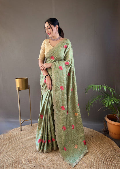 Pure Tussar Silk Sarees