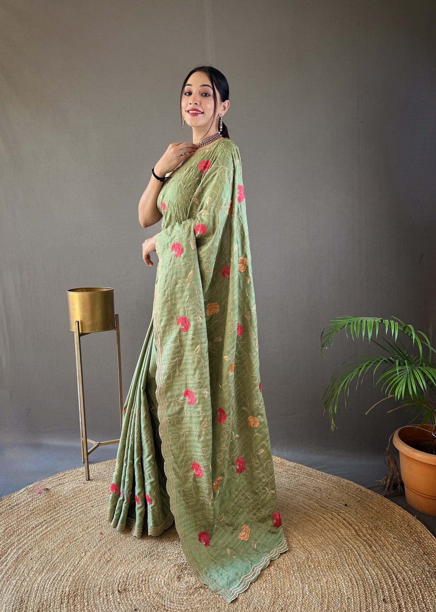 Pure Tussar Silk Sarees