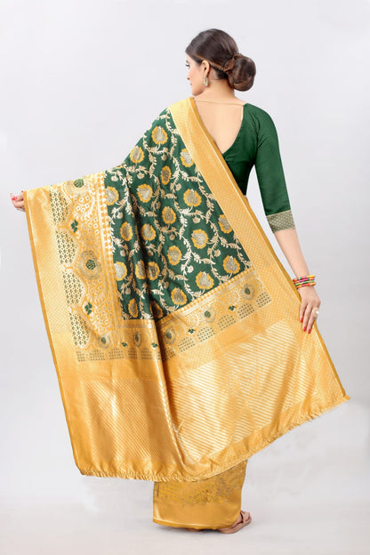 Elegant Soft Lichi Silk Saree with Rich Pallu and Jacquard Work