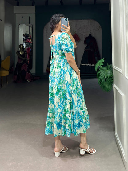 Endless Elegance: Stunning Rayon Frock