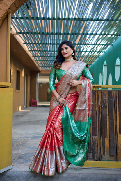 Grand Launch: Banarasi Handloom Pattu Silk Sarees with Heavy Zari Work