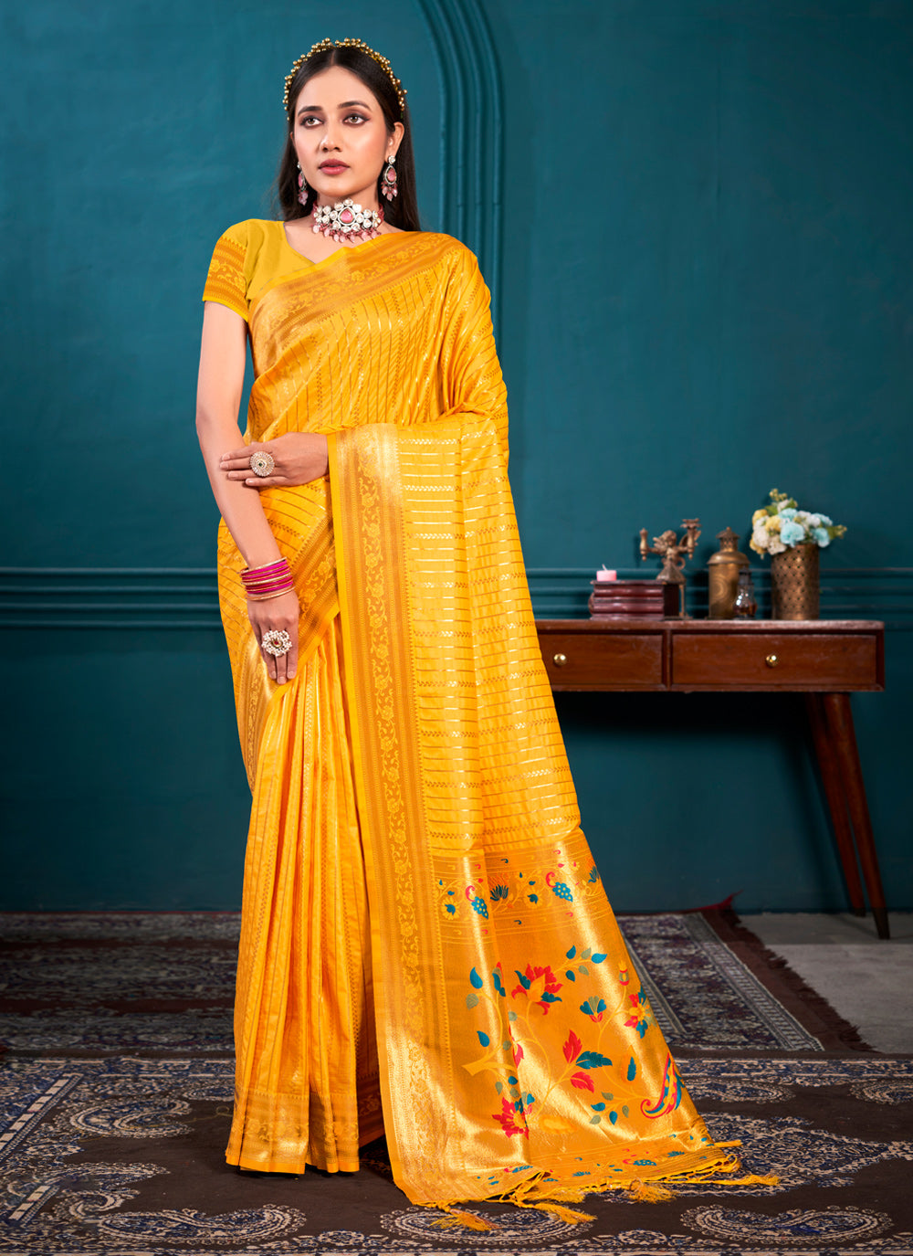 Purva Paithani Silk