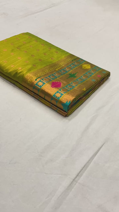 Premium Paithani Sarees: Pure Soft Silk with Rich Weaving