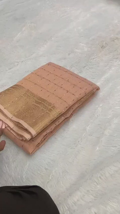 Linen Art Silk Weaving Saree